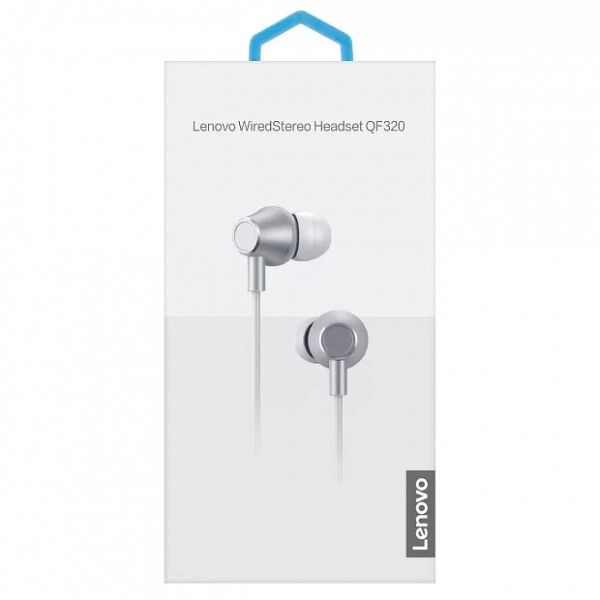 Наушники Lenovo QF320 Wired Stereo Headset серебро XIAOMI