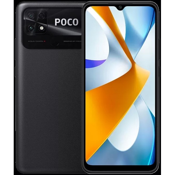 Смартфон POCO C40 3/32 ГБ RU, заряженный черный XIAOMI