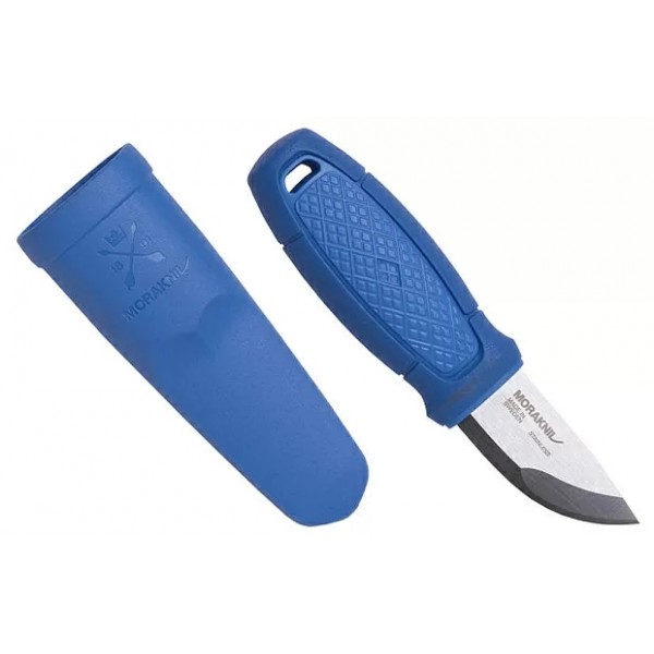 Нож Morakniv Eldris, нержавеющая сталь, цвет синий, ножны, шнурок, огниво, 13522 XIAOMI