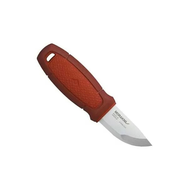 Нож Morakniv Eldris, нержавеющая сталь, цвет красный, ножны, шнурок, огниво, 13524 XIAOMI