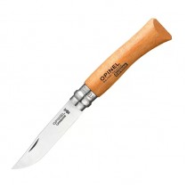 Нож Opinel №7, углеродистая сталь, рукоять из дерева бука, блистер, 000622