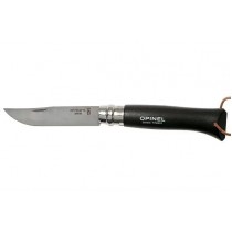 Нож Opinel №8 Trekking, нержавеющая сталь, черный, 002211