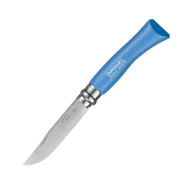 Нож Opinel №7, нержавеющая сталь, синий, блистер, 001606 XIAOMI