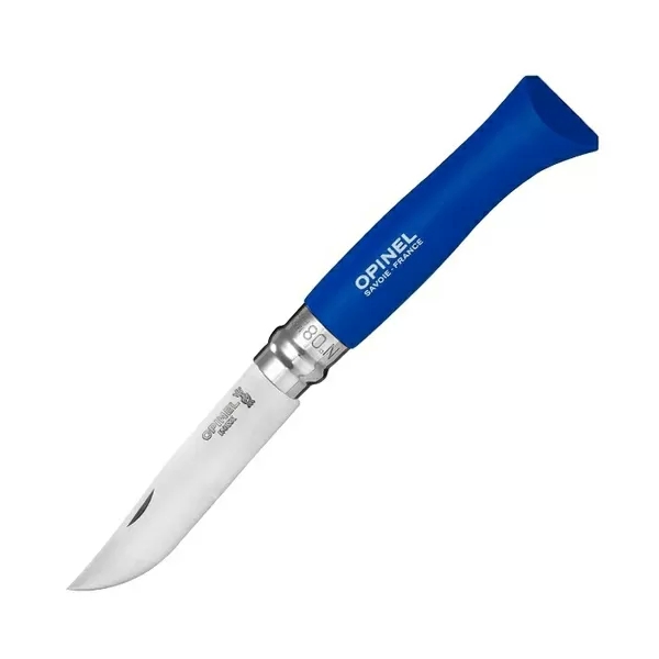 Нож Opinel №8 Trekking, нержавеющая сталь, синий, с чехлом, 001891 XIAOMI