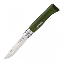Нож Opinel №8 Trekking, нержавеющая сталь, хаки, блистер, 001980