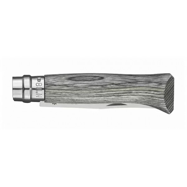 Нож Opinel №08, нержавеющая сталь, ручка из березы, серая ручка, 002389 XIAOMI