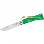 Нож Opinel №7 Trekking нержавеющая сталь, зеленый, 002210 XIAOMI